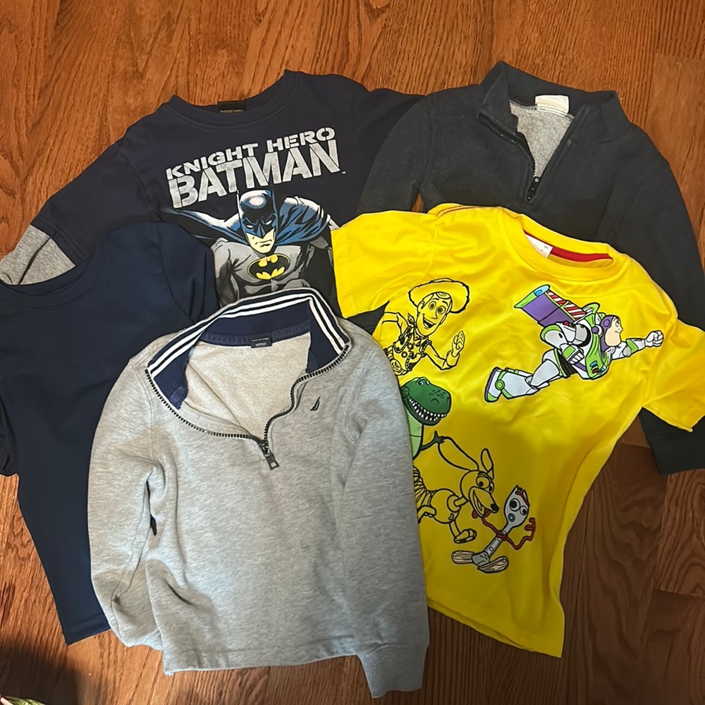 Size 4 shirts boys Toy Story Batman